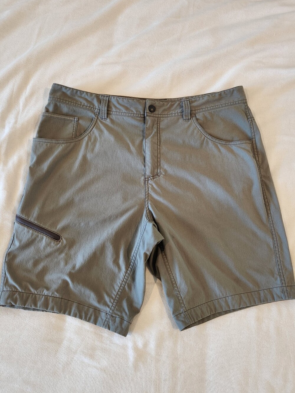 Royal Robbins Alpine Road Shorts UPF Gray 38 x 10 Gray